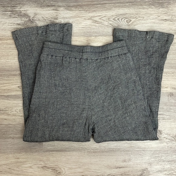 Comfy USA Heather Gray Elastic Waist Pull On Cropped Pants Size XS - Picture 2 of 12